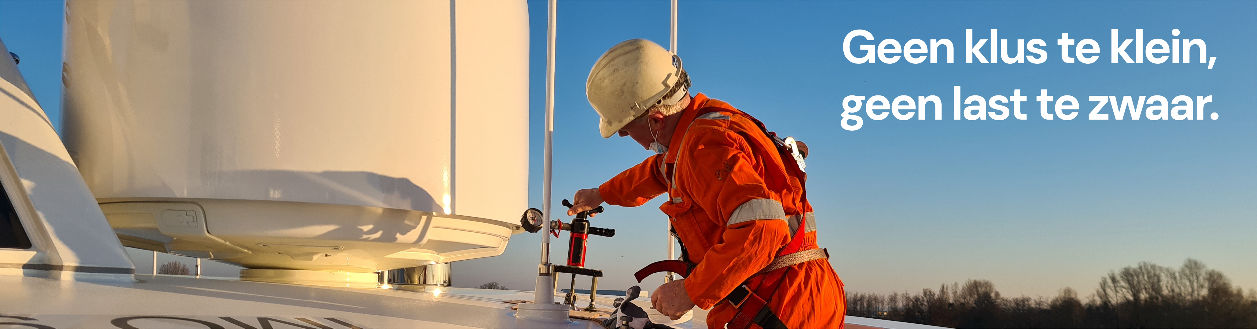 Geen klus te klein, geen last te zwaar.